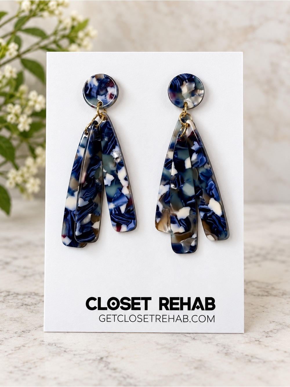 Closet Rehab Petal Drop Earrings - To Me, From Me